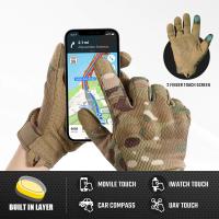 Guantes Tácticos de Pantalla Táctil Camo Equipo Antideslizante para Caza, Disparo, Ciclismo, Combate, Airtsoft, Senderismo, Acampar - details 5