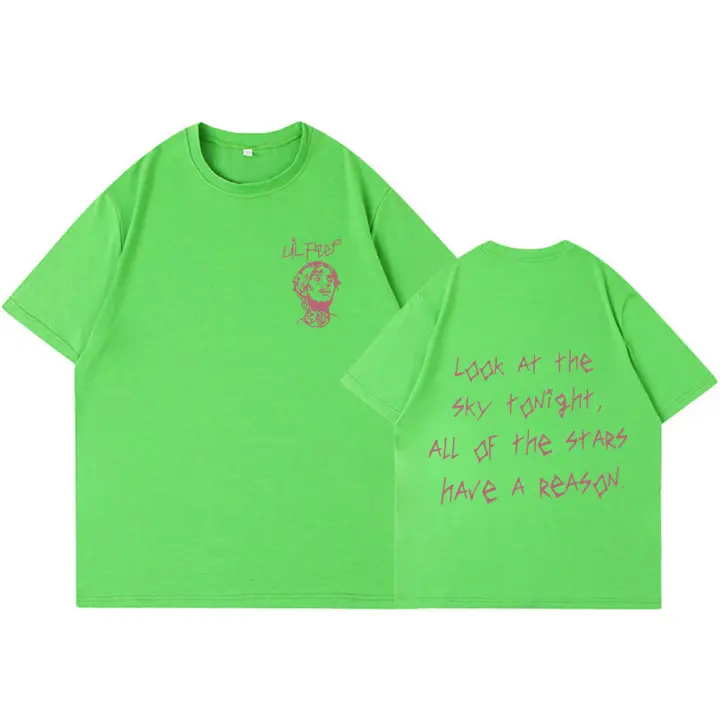 Moda para hombres y mujeres hip-hop camiseta de manga corta de algodón casual - 1