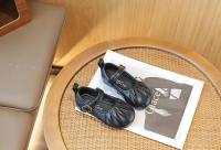 Zapatos de cuero de princesa para niñas, zapatillas individuales de moda con boca poco profunda, suela suave y boda para fiesta, novedad de primavera 2024 - details 12