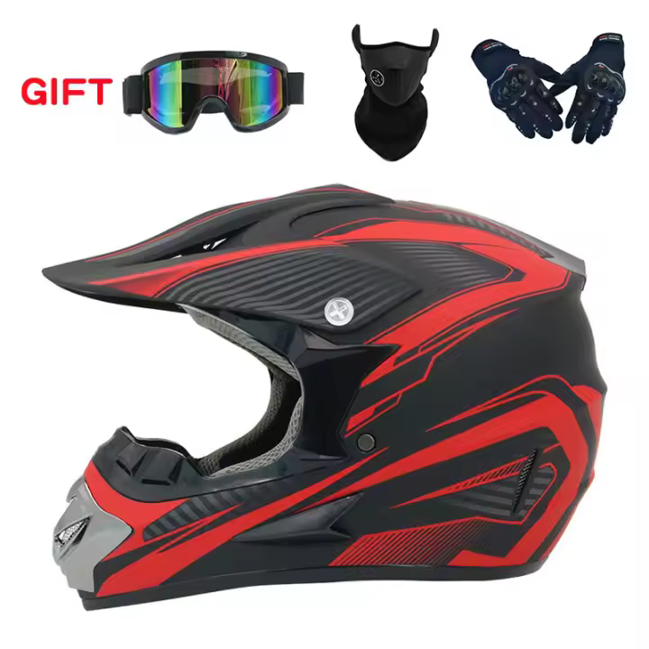 Casco integral moto mujer cascos ciclismo hombre MX Carreras de Locomotora - 1