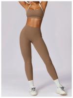Sujetador Deportivo sin Costuras para Mujeres Encantador y Sexy Halter Bragas de Espalda Liberadas Lencería Sólida Top Femenino Belleza Espalda Inalámbrico Talla Única - details 23