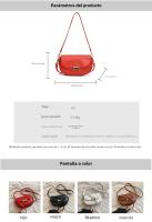 Bolso de hombro para las axilas de las mujeres, nuevo bolso de mensajero de moda - details 1