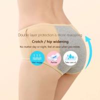 Pantalones Físicos de Algodón Ropa Interior Impermeable para Mujeres en Sucesión Menstrual - details 3