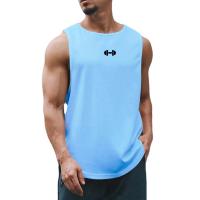 Summer Tank Top Mens Gym Fitness Training Clothing Quick Dry Silm Fit Bodybuilding Sleeveless Shirts Men Fashion Basketball Vest - details 8