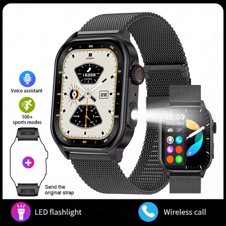 Relojes inteligentes Fitness Bluetooth deporte sano dormir ritmo cardíaco presión arterial hombre mujer reloj - 1