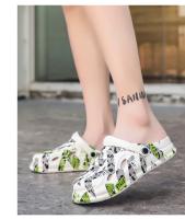 Sandalias De Hombre Talla Grande Con Suela Gruesa Antideslizante Para Playa Y Jardín EVA Cómodas Clogs Casuales Color Camuflaje - details 13