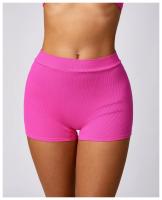 Pantalones cortos de Yoga para mujer, Shorts deportivos elásticos, antideslumbrantes, transpirables, de secado rápido - details 11