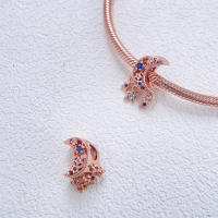 Cuentas de plata de ley 925 con estrellas misteriosas, Luna y flecha de Cupido, aptas para hacer pulseras originales, cuentas, regalo de joyería para mujer - details 3