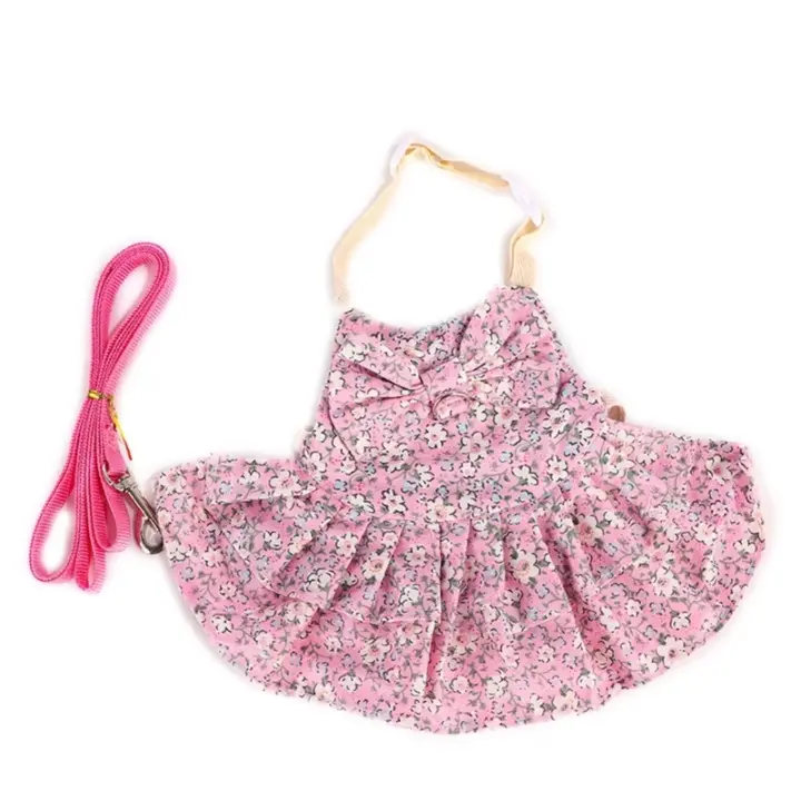 Conjunto de Correa y Arneses para Conejos Vestido Lindo para Mascotas Pequeñas - 1
