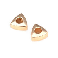 Pulseras de Triángulo de Latón Dorado 18K Abalorios de Espaciado para Hacer Joyería DIY - details 8