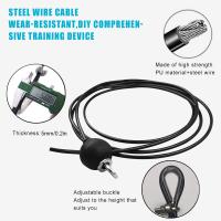 Sistema de máquina de Cable de polea para Fitness, accesorio de gimnasio DIY, Cable ajustable de 2,5 m, brazo de entrenamiento, bíceps, tríceps, equipo de entrenamiento de mano - details 5