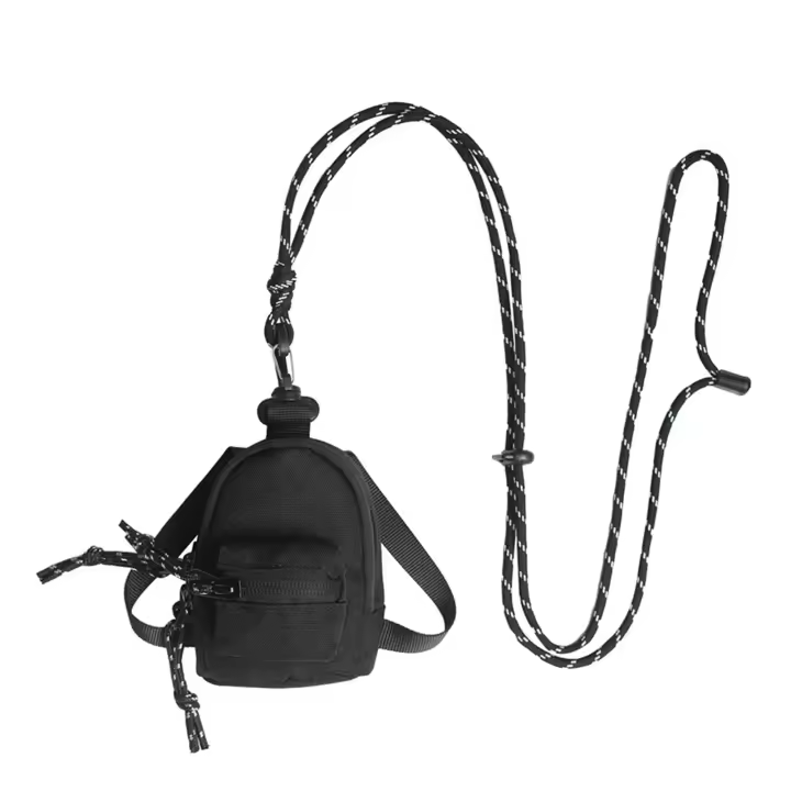 Mini bolso colgante de moda para mujeres y hombres, correa ajustable, bolso pequeño para dinero, tarjetas, dinero - 1