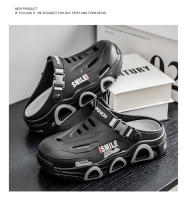 Sandalias para hombres nueva tendencia ligera suave cómoda parte inferior gruesa que aumenta el exterior impermeable antideslizante toboganes de playa conducción zapatillas de doble uso para hombres - details 9