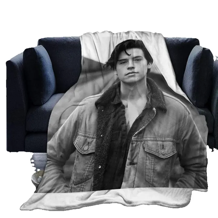 Cole Sprouse-micromanta ultrasuave y cálida, manta de cama para sofá, manta de franela con estampado Digital para niños y adultos, X379 - 1