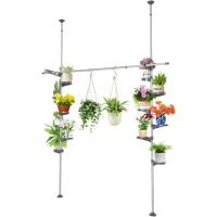 Soporte de Metal Decorativo con 7 Niveles Macetas de Flores Exhibitivas ajustables en altura - details 1