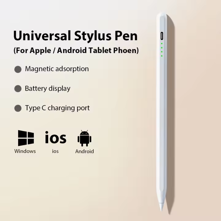 Stylus de Metal para iPad Pro Accesorio de Pluma para Tabletas de Alta Calidad Batería de Litio - 1
