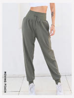 Pantalones Deportivos para Mujeres MOVING PEACH con Cintura Alta y Cordón Ajustable Secado Rápido Suelto Ideal para Jogging y Actividades al Aire Libre - details 5