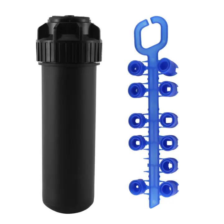 Cabezal de aspersor emergente de hilo femenino de 3/4 pulgadas, cabezal de aspersor de césped con patrón de círculo parcial 40 ° -360 ° Ajustable - 1