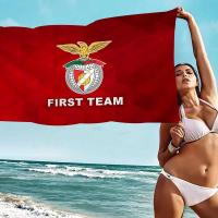 Club de fútbol b-benfica baño microfibra suave absorbente de agua transpirable para niñas niños toalla de playa decorativa de dibujos animados - details 4