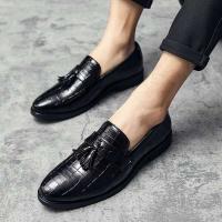 Vestido de negocios para hombre, informal, plano, cómodo de llevar, zapatos de cuero para conducir, productos Oxford 2025 - details 0