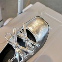 Zapatos de cuero para niñas, calzado de fiesta versátil con fondo suave y pajarita, estilo princesa, otoño, 2024 - details 5