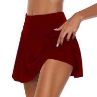 Pantalones cortos de Yoga de cintura alta para mujer, Falda corta deportiva de secado rápido para tenis, baile, Fitness, correr, ciclismo, gimnasio, novedad de 2023 - details 17