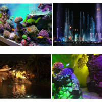 Luces subacuáticas LED RGB, lámpara impermeable, 36LED, punto de luz para piscina, fuentes, estanque, agua, jardín, acuario - details 8