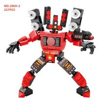 Altavoz Titan Skibidi Toilet Man MOC, bloques de construcción, Monitor de cámara Titan, juguetes de bloques Titan, regalo para n - details 2