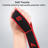 Banda elástica plegable para Yoga, cinturón de 8 secciones, portátil, para ejercicio, baile, Pilates, F - details 4