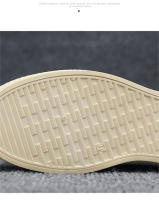 Sandalias al aire libre para hombre media zapatilla zapatos casuales de verano lona suave fondo ligero zapatos para caminar - details 3