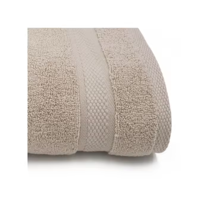 Toalla de baño Beige,100% rizo de algodón, suave, absorbente, tocador, lavabo, ducha, sábana Premium - 1