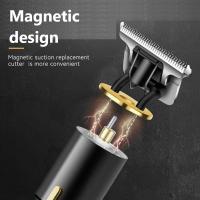 Kemei-cortadora de pelo inalámbrica para hombre, cortadora eléctrica multifuncional, recargable por USB, pantalla LCD - details 4