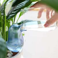 Globo de agua de plástico soplado a mano con forma de pájaro, autorriego automático, bebedero de plantas wer de alta calidad - details 3