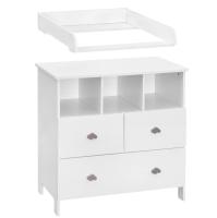 Mesa de Cambio para Bebé Mato de Cama para Armario de Armario Pared Lateral MDF 60 x 10.5 x 80cm - details 2