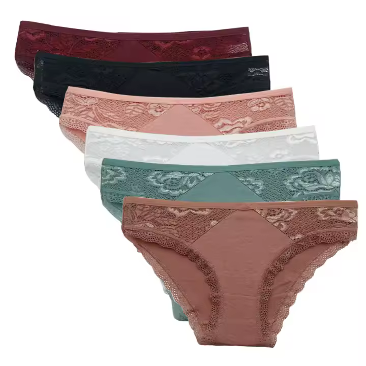 5 Unids/set recién lanzado Bo Layers Sexy Ence Paty ropa interior de algodón para mujer - 1