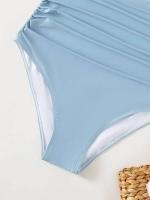 VigoJany Impreso 2025, Tirantes grandes de una pieza para mujer, traje de baño curvilíneo de talla grande con diseño sin espalda, ropa de playa - details 8