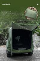 Tienda trasera multifuncional para monovolúmen, SUV con techo ampliado, sombrilla y protección contra la lluvia - details 6