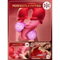 Embalaje privado SEX Vibrador, juguetes sexuales para adultos para mujeres, herramientas de masturbación femenina, vibradores de succión que lamen la lengua y la boca, clítoris anal - details 3