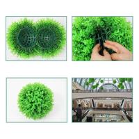 Mila-olla de césped Artificial, bola de Plat verde simulada, flores de boda, muebles para el hogar, jardín, plantas falsas para exteriores, bricolaje - details 3