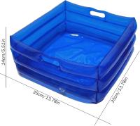 Baño de Pie Inflable Portátil Doble Función para Entrada de Piscina y Baño de Perros Material PVC - details 0