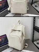 Mochila informal de gran capacidad para hombre y mujer, morral Universal para ordenador, 14 pulgadas, Color sólido - details 10