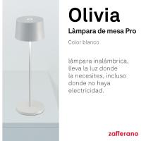 Lámpara, Lámpara de Mesa Portátil y Recargable con Control Táctil, Adecuada para Interior y Exterior, Atenuador, 2200-3000 K, Altura 35 cm, Color Corten - details 13