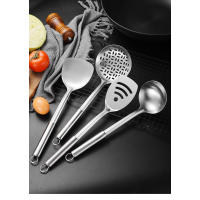 Utensilios de cocina, 4 utensilios de cocina, utensilios de cocina de acero inoxidable, pala de cocina - details 9
