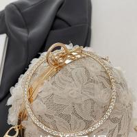 Bolso portátil para banquete de noche con bordado, bolso de mano con bola de encaje de gran capacidad, bolso de hombro, bolso cruzado, bolso de mano para mujer - details 2