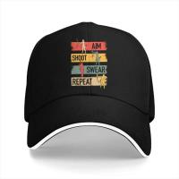 Moda Aim Shoot Swear repetir gorra de béisbol hombres sombreros mujeres visera protección Snapback tiro con arco gorras deportivas - details 1