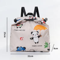 Mochila Deportiva Portátil para Niños y Niñas Impermeable con Separación Húmeda y Seca Material Exterior de Poliéster y PVC Diseño de Playa de Dibujos Animados - details 8
