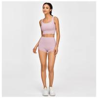 Pantalones cortos deportivos para mujer, pantalones cortos de compresión plisados, pantalones cortos de yoga de secado rápido - details 10