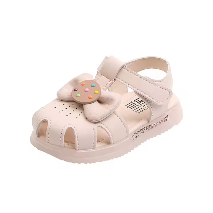 Sandalias de Iluminación para Bebés Pequeñas Princesas Zapatos de Niña Suaves para Primera Infancia 0-3 Años - 1