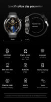 Reloj inteligente DK56 con Bluetooth, brújula de llamada, NFC, asistente de voz, SOS, detección de temperatura y ritmo cardíaco, modo deportivo, novedad de 2025 - details 28