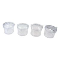 Cuchara y tapa para condimentos, tarro acrílico transparente a prueba de goteo, recipiente para condimentos visible, mesa de comedor - details 4